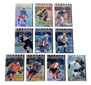 1999 - 00 Spx Highlight Heroes Hockey Insert Set (10) Gretzky Roy