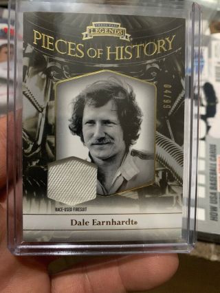 2012 Press Pass Legends Dale Earnhardt Sr.  Piece Of History Fire Suit 04/99