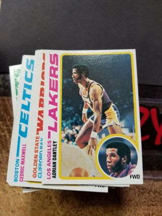 1978/79 Topps Nba Basketball Complete Set