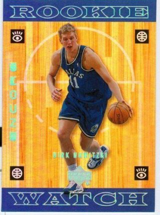 1998 Upper Deck Encore Dirk Nowitzki Rookie Card - Dallas Mavericks