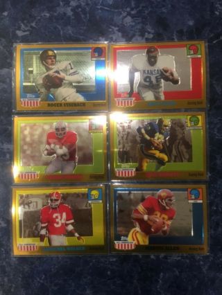 2005 Topps All American Gold Complete Football Card Set Of 91 Cards