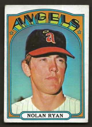 Nolan Ryan California Angels 1972 Topps Baseball Card 595 (h