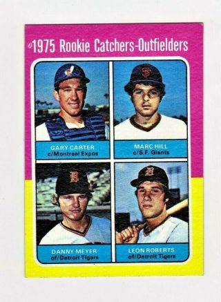 1975 Topps Mini 620 Rookie Catchers Gary Carter Hof Card - Exmnt - 364