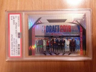 2018 Panini Prizm Luck Of The Lottery Hyper Psa 10 Luka Doncic Trae Young Draft