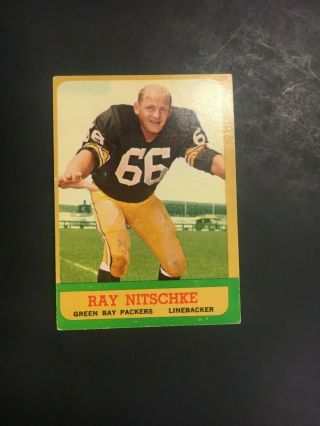 1963 Topps Football Ray Nitschke 96 Ex Rookie Book 135$ (r2234)