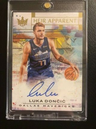 2018 - 19 Panini Court Kings Luka Doncic 