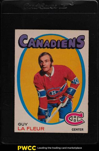 1971 O - Pee - Chee Hockey Guy Lafleur Rookie Rc 148,  Nrmt (pwcc)