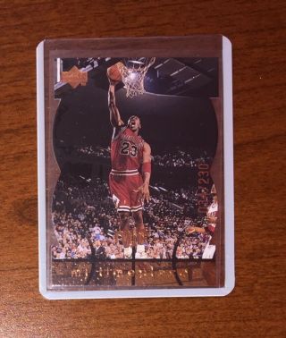1998 - 99 Michael Jordan Upper Deck Mj Mjx Timepieces 97 034/230
