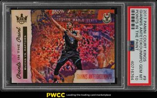 2017 Court Kings Points In The Paint Giannis Antetokounmpo 9 Psa 10 Gem (pwcc)