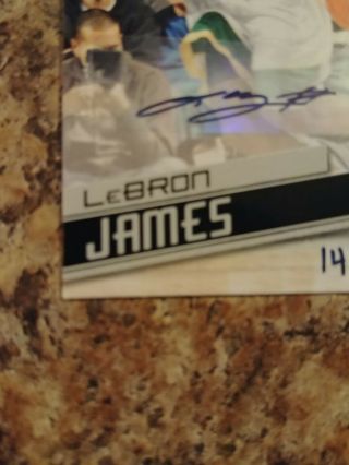 2012 LeBron James Upper Deck National Convention Auto 4