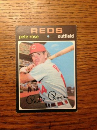 Pete Rose 1971 Topps (one Card)