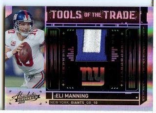 Eli Manning 2004 Absolute Memorabilia Tools Of The Trade Prime Patch /25 Ag36