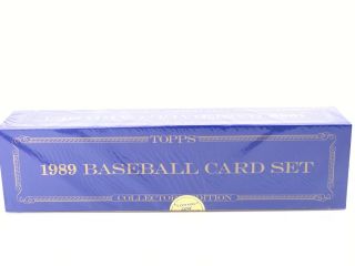 1989 Topps Tiffany Factory Baseball Card Complete Set Randy Johnson Rc