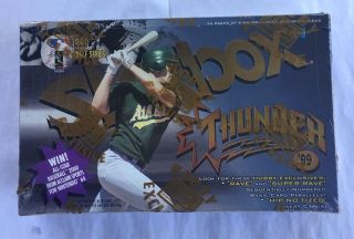 1999 Skybox Thunder Factory Baseball Hobby Box