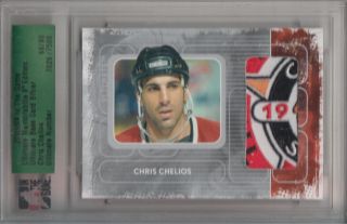08/09 Itg Ultimate Memorabilia Chris Chelios All Star Game Patch Base Card /90