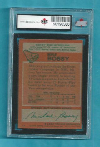 1978 - 79 Topps 115 Mike Bossy Islanders ROOKIE KSA 9 ONLY 5 PSA HIGHER 2