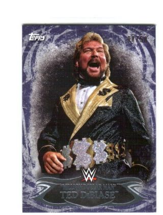 Wwe Ted Dibiase 55 2015 Topps Undisputed Purple Parallel Base Card 8 Of 50
