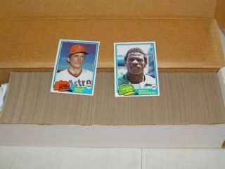 1981 Topps Baseball Complete Set 726 Cards W/ Raines Rc,  Nolan,  676