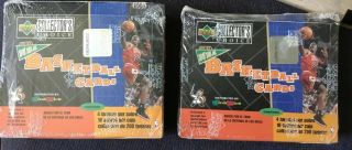 2 1996 1997 Upper Deck Collectors Choice Retail Box Spanish Nba Basketball Cards
