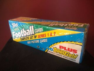 1992 Topps Nfl Football Complete Factory Set,  20 Gold Cards