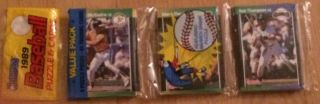 1989 Donruss Baseball Card Rack Pack Mark Mcgwire Showing