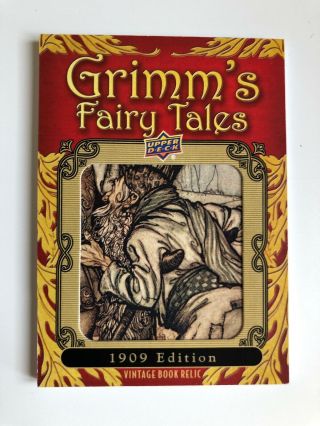 2019 Goodwin Champions Grimm’s Fairy Tales 1909 Edition Vintage Book Relic Card