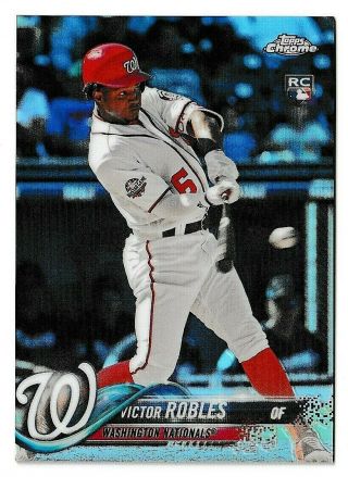 Victor Robles 2018 Topps Chrome Update Target Exclusive Refractor /250 Hmt22