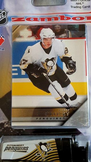 SIDNEY CROSBY Rookie Card Upper Deck Pittsburgh Penguins Diecast Zamboni 2