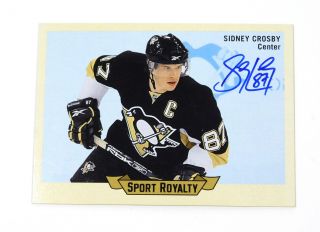 2010 Upper Deck Goodwin Sidney Crosby Sport Royalty On Card Auto