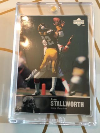 John Stallworth Pittsburgh Steelers 1997 Ud Legends Auto