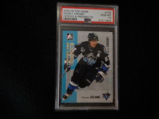 2005 In The Game Sidney Crosby 105 Heroes & Prospects Psa 10