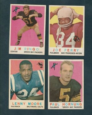 1959 Topps Football Paul Hornung 82 Exmt Packers