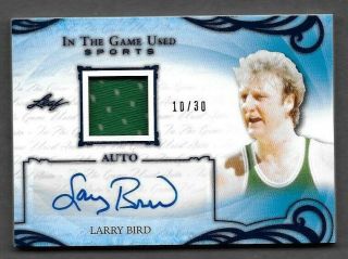 2019 Leaf Itg In The Game Sports Larry Bird Auto Jersey Navy 10/30 Celtics