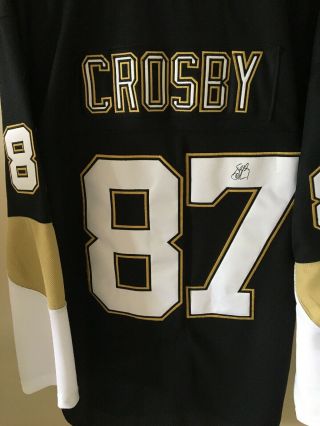Sidney Crosby 87 Signed Penguins Jersey Autographed 2