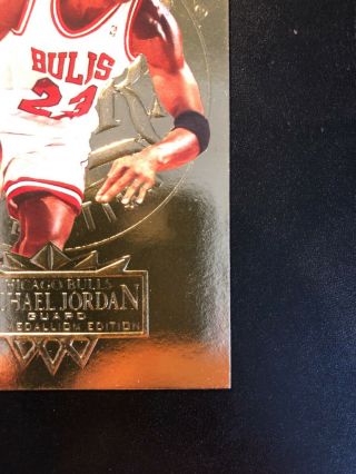 Michael Jordan 1995 - 96 Fleer Ultra Gold Medallion Edition Card 25 VERY GOOD 6