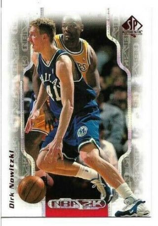 Dirk Nowitzki 1998 Sp Authentic Nba 2k Rookie Card Rc,  Dallas Mavericks,  Nba