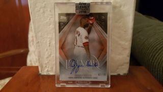 2018 Topps Clearly Authentic Ozzie Smith Auto Legendary Autograph Card 02/25