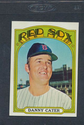 1972 Topps 676 Danny Cater Red Sox Nm/mt 7947