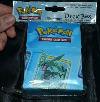 Rayquaza Deck Box Ultra Pro For Collectible Trading Cards Games Pokemon Case