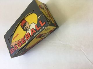 1959 Topps 5 Cent Baseball Card Box Display Box Excllent