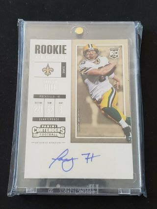 2017 Panini Contenders Rookie Ticket Auto Taysom Hill 249 Rc Sp Autograph