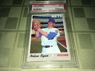 Nolan Ryan Mets 1970 Topps Card 712 Psa 3 Vg