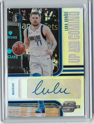 Luka Doncic 2018 19 Contenders Optic Up & Coming Rc Auto 34/99