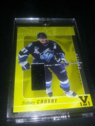2005 Sidney Crosby In The Game Emblem Card.  1of 1