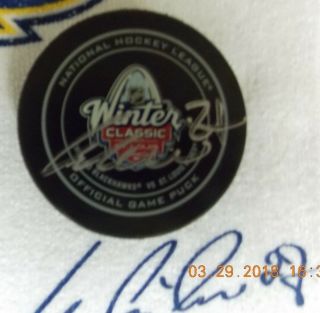 Alex Pietrangelo Autographed St.  Louis Blues Winter Classic Hockey Puck