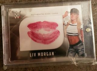 2017 Topps Wwe Liv Morgan Kiss Card 5/99