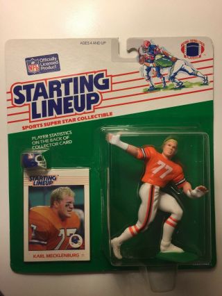 1988 Starting Lineup Football – Karl Mecklenburg – Denver Broncos