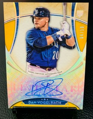 2017 Topps Five Star Dan Vogelbach Gold Rookie Auto 4/10 Autograph Mariners