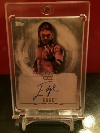 2017 Topps Wwe Undisputed Silver Autographs 1/50 Edge Auto