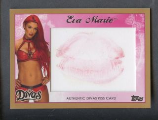 2015 Topps Wwe Wrestling Divas Eva Marie Kiss Card 2/10
